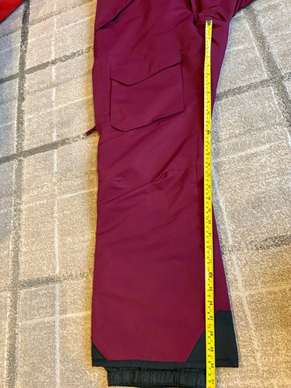 Women's ICEBURG Red Burgundy Ski Snow Snowboard Pants Size 1X EUC - Picture 8 of 11